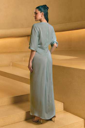 House Of Fett Seychelles Draped Gown 