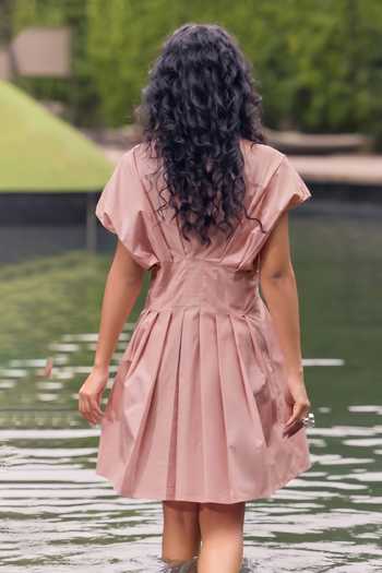 House Of Fett Whipped Flowers Embroidered Dress