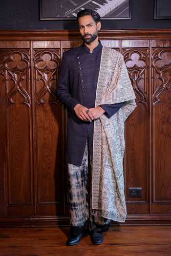 Jorah Men Pashmina Jacket & Pant Set 