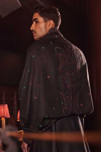 Jorah Men Pashmina Jacket & Kurta Set 
