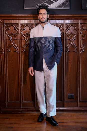Jorah Men Half & Half Bandhgala Set 