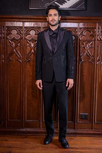Jorah Men Embroidered Blazer Set 