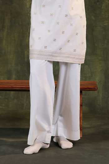 Jorah Men Ivory Chanderi, Cotton Embroidered Kurta Set Online at Aza Fashions Jorah Men_Ivory Chanderi, Cotton Embroidered Kurta Set _Online_at_Aza_Fashions