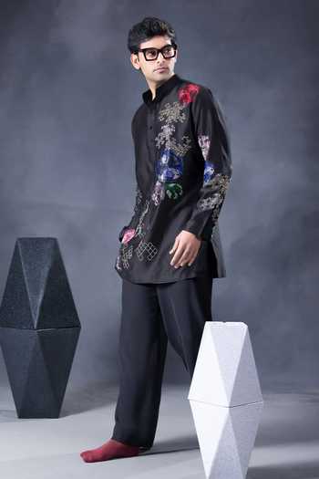 Jorah Men Embroidered Kurta & Pant Set 