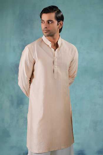 Jorah Men Mandarin Collar Kurta Set 