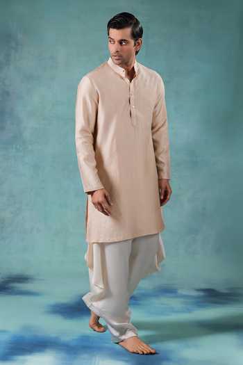 Jorah Men Mandarin Collar Kurta Set 