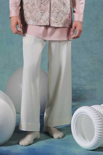 Jorah Men Multi Color Twill Floral Embroidered Nehru Jacket Set Online at Aza Fashions Jorah Men_Multi Color Twill Floral Embroidered Nehru Jacket Set _Online_at_Aza_Fashions
