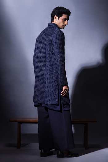 Jorah Men Hand Embroidered Jacket & Kurta Set 