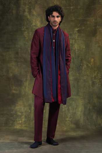 Jorah Men Embroidered Jacket & Kurta Set 
