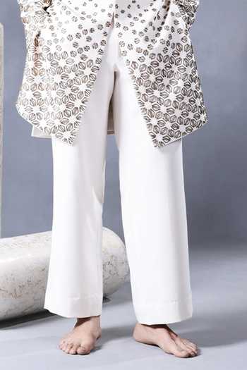 Jorah Men Ivory Crepe Hand Embroidered Jacket Set Online at Aza Fashions Jorah Men_Ivory Crepe Hand Embroidered Jacket Set _Online_at_Aza_Fashions