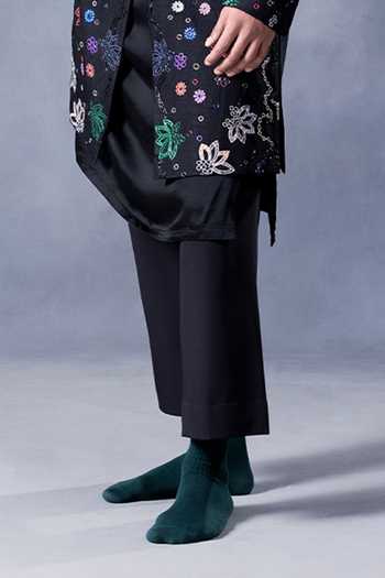 Jorah Men Black Satin, Crepe, Twill, Viscose, Dupion Embroidered Sherwani Set Online at Aza Fashions Jorah Men_Black Satin, Crepe, Twill, Viscose, Dupion Embroidered Sherwani Set _Online_at_Aza_Fashions