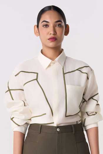 Line Out Line Linear Drift Shirt 