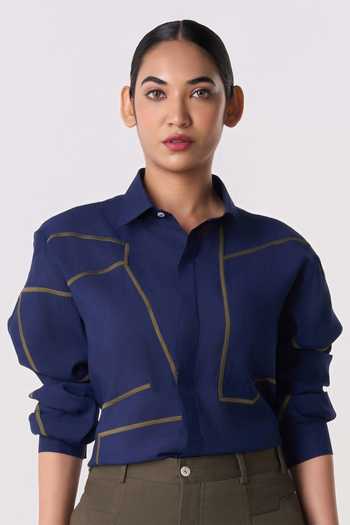 Line Out Line Linear Drift Shirt 