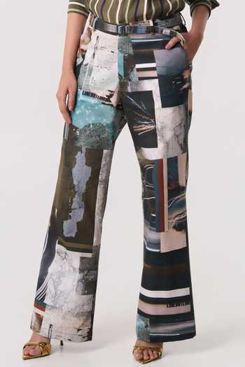 Line Out Line_Olive Green Canvas Manifesto Pant _Online_at_Aza_Fashions