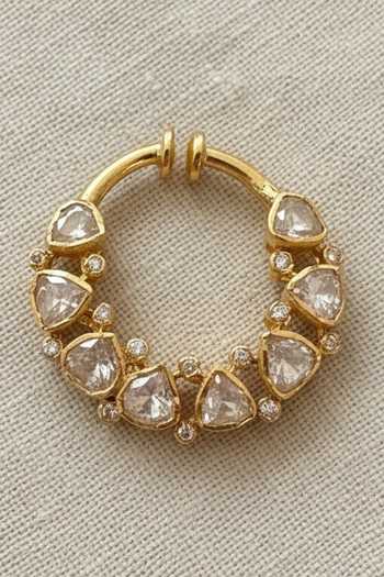 Sica Jewellery Moissanite Polki Naema Septum Nosering