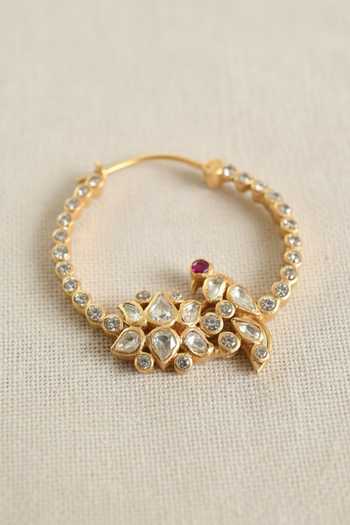 Sica Jewellery Moissanite Polki Neemrana Nosering
