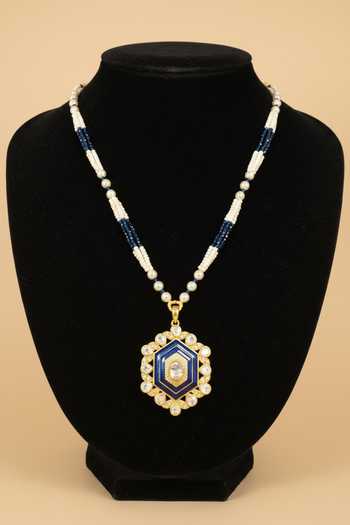 Sica Jewellery Moissanite Polki Prana Necklace 
