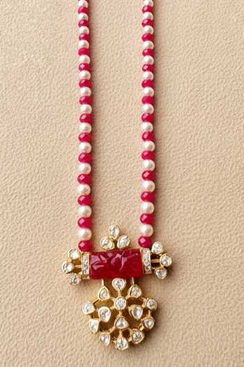 Sica Jewellery Moissanite Polki Milan Necklace 