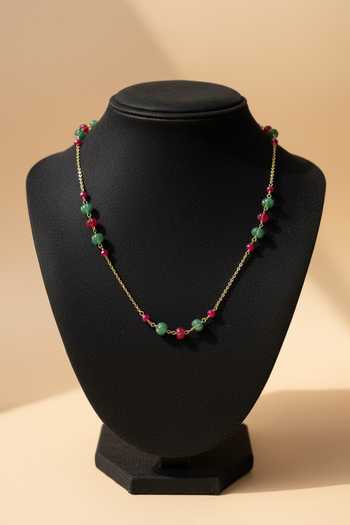 Sica Jewellery Moissanite Polki Aru Necklace 
