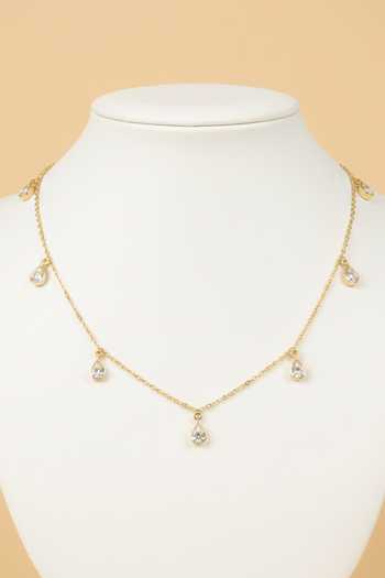 Sica Jewellery Moissanite Polki Frost Necklace 