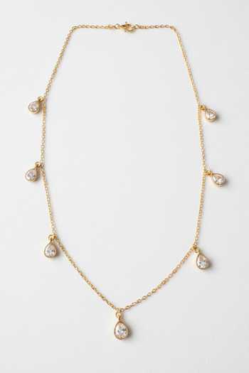 Sica Jewellery Gold Plated Moissanite Polki Frost Necklace Online at Aza Fashions Sica Jewellery_Gold Plated Moissanite Polki Frost Necklace _Online_at_Aza_Fashions