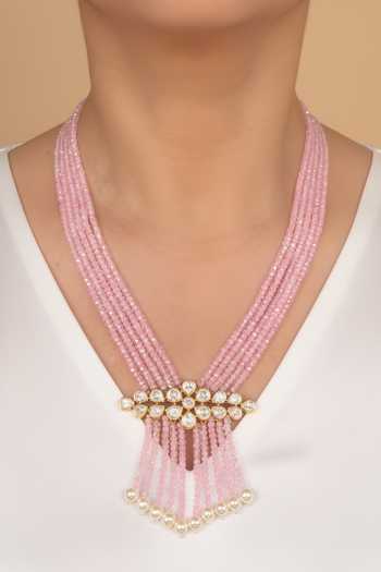 Sica Jewellery Moissanite Polki Mistletoe Necklace 