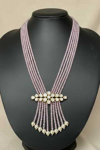 Sica Jewellery Moissanite Polki Mistletoe Necklace 