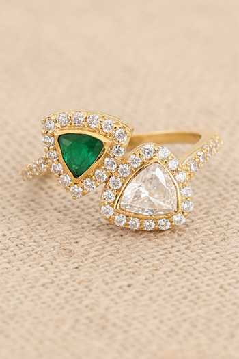 Sica Jewellery Moissanite Polki Izra Ring 