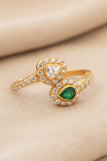 Sica Jewellery Moissanite Polki Ritz Ring 
