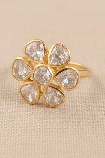 Sica Jewellery Moissanite Polki Solana Ring 