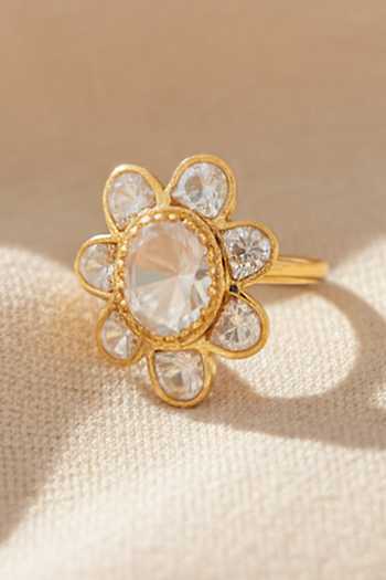 Sica Jewellery Moissanite Polki Lola Ring 