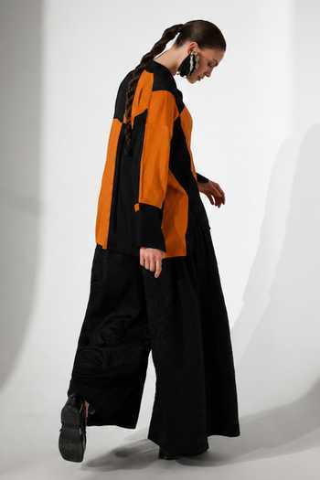 Stoique Dew Patchwork Crushed Shirt 