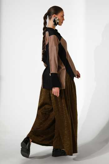 Stoique Dew Patchwork Crushed Shirt 