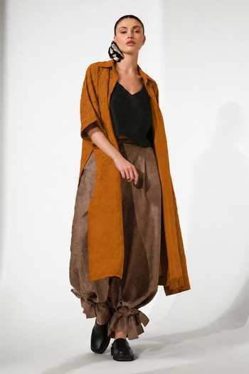 Stoique Grain Crushed Silk Overlay 