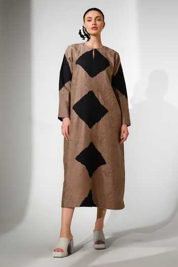 Stoique Reign Applique Work Dress 