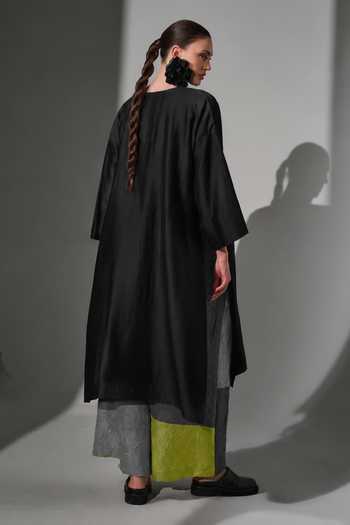 Stoique Trace Applique Work Oversized Tunic 