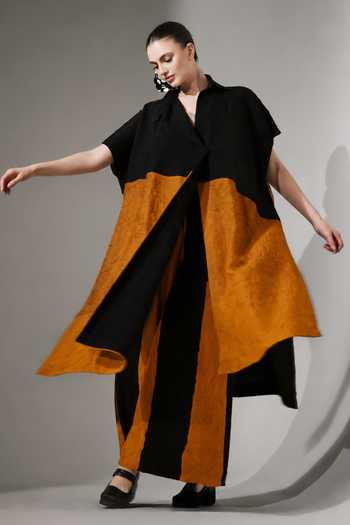 Stoique Union Crushed Silk Wide Leg Pant 