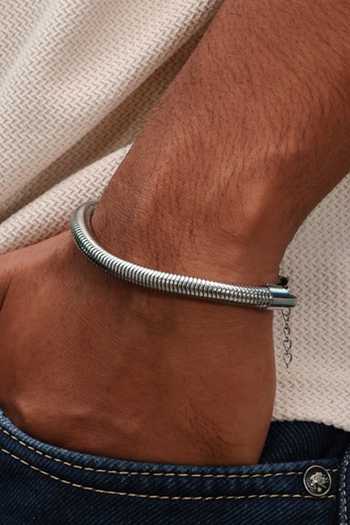 Arvino Silver Coil Bracelet 