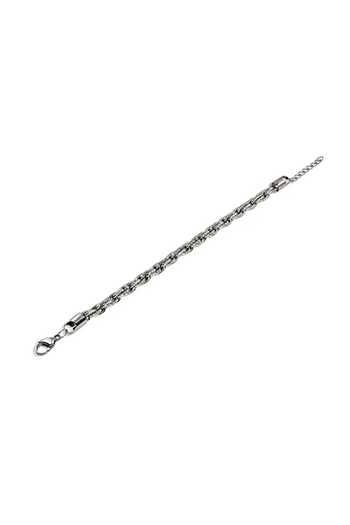 Arvino_Silver Rugged Flow Bracelet _Online_at_Aza_Fashions