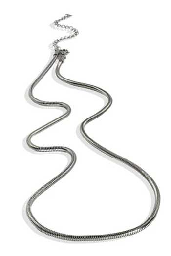 Arvino Silver Coil Necklace 