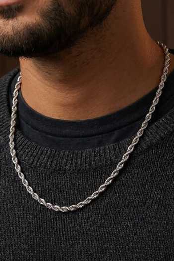 Arvino Forged Rope Necklace 