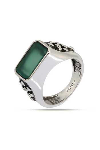 Arvino Onyx Stone Embellished Ring 