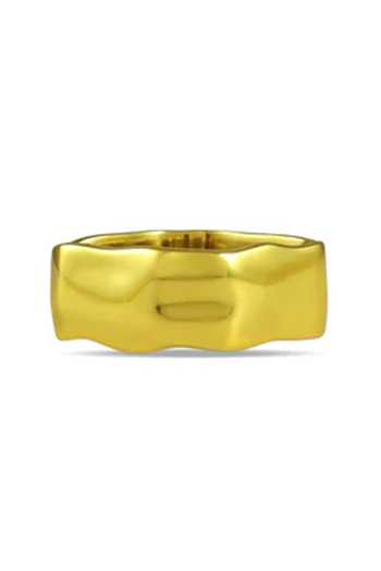 Arvino Gold Sculpted Wave Ring Online at Aza Fashions Arvino_Gold Sculpted Wave Ring _Online_at_Aza_Fashions