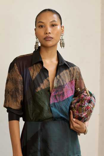 Medha Earth Tie Dye Pattern Shirt 
