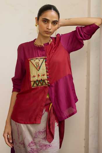 Medha Puzzle Silk Shirt 
