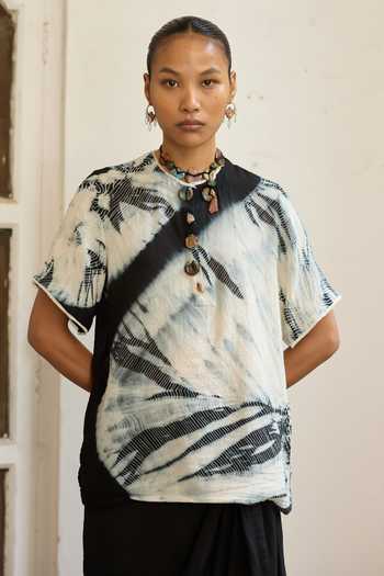 Medha Piano Tie Dye Pattern Shirt 