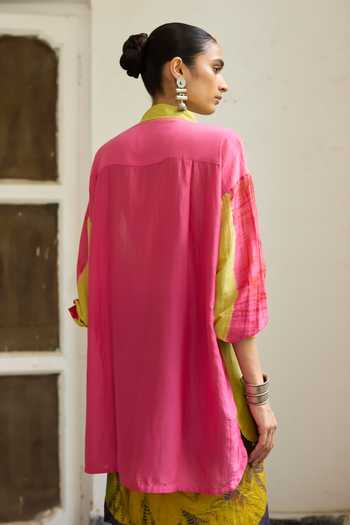 Medha Banjara Patchwork Embroidered Shirt 