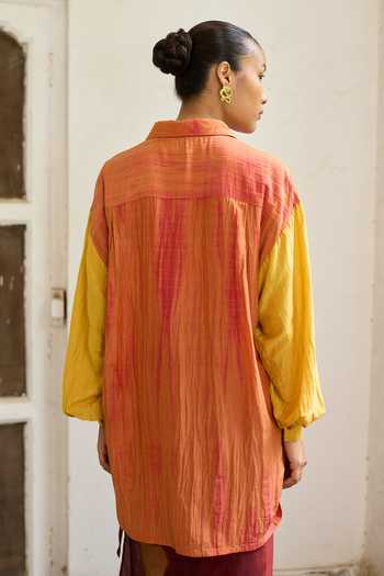 Medha Sonnet Abstract Embroidered Shirt 