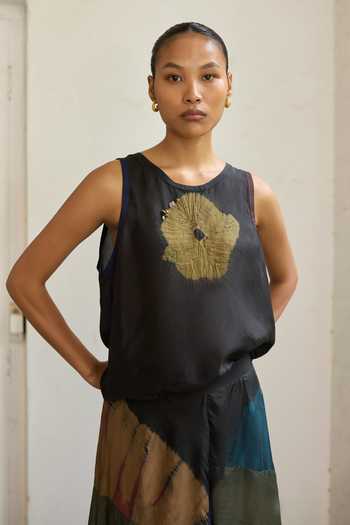 Medha Clay Bandhani Pattern Top 