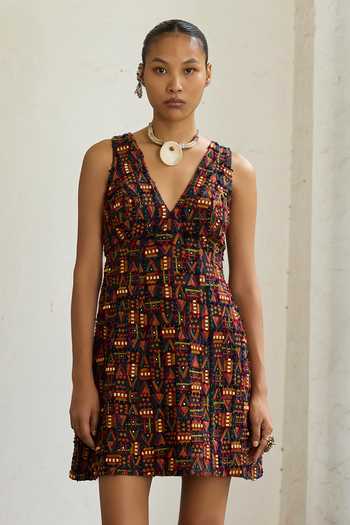 Medha Makeba Hand Embroidered Dress 